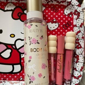 Dreamy Daisy Body Mist and Lip Gloss Set - Pink
